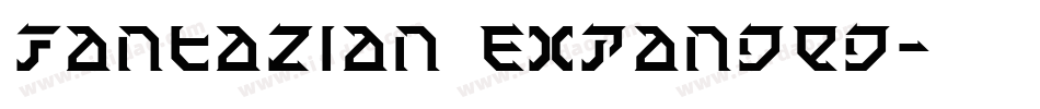 Fantazian Expanded字体转换